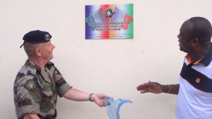 Education: La Force Licorne réhabilite l’école primaire Delorme de la station CNRA de Port-Bouët